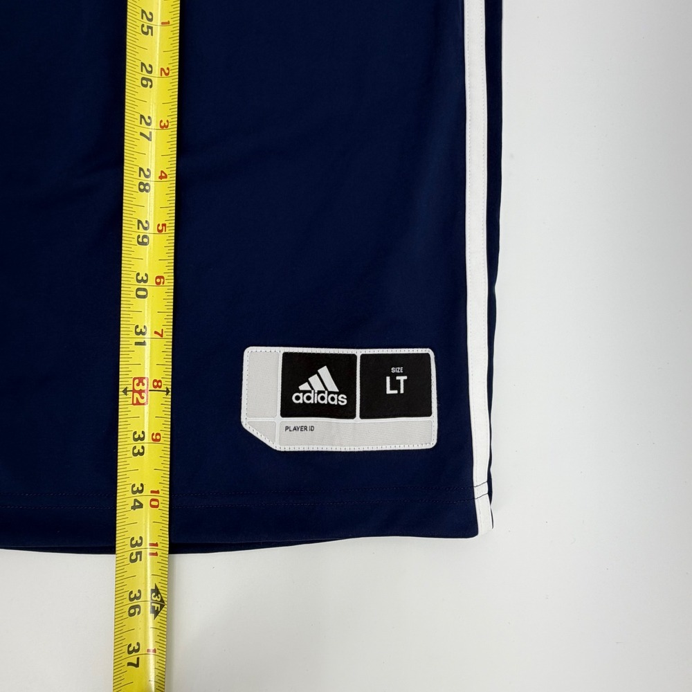 Adidas Practice Reversible Basketball Jersey Size LT Navy White E71812 NWT - Picture 7 of 7